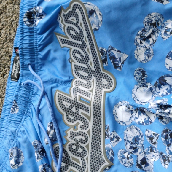 Pro Standard Men's Los Angeles Dodgers Diamond Shorts - Picture 5 of 8